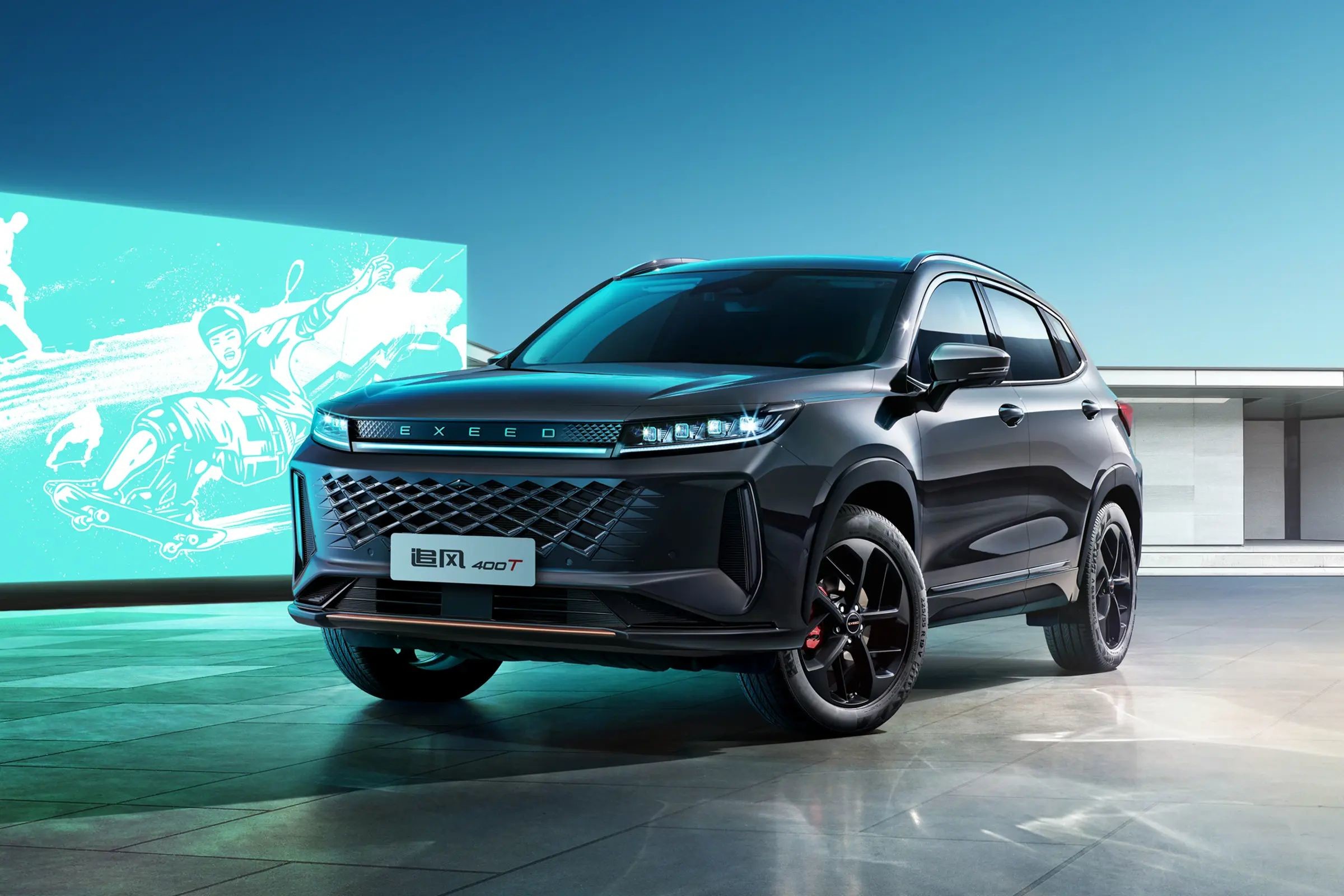 Chery EXEED LX Mid Size Chery Petrol SUV 180km/h Maximum speed 110hp