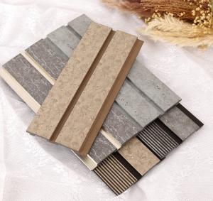 Quality Interior Decoration Fluted Wall Panels Wooden Grain Design and Textured Wooden Grains wholesale