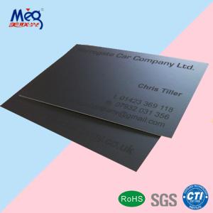 Quality UV Silkscreen Soft Touch Varnish For High - End Packaging , Name Card wholesale