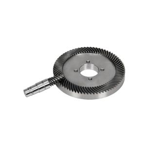 Quality Hypoid Spiral Bevel Gears Stable Smooth Transmission High Reduction Ratio 16 Teeth 18 Teeth wholesale