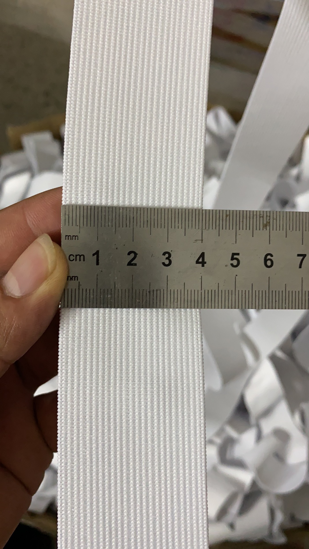 2/3/4/5cm Stretch Knitted Elastic Waist Band for Sports Pants
