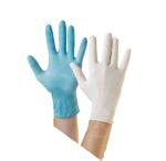 Natural Latex Disposable Medical Gloves Good Isolation Beaded Cuff