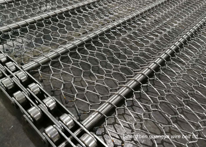 Baking Alkali Resisting Metal Conveyor Belts SS201 SS316L Wire Conveyor Belt