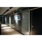 Interior Acoustic Glass Partition Wall System For Conference Room Mounted