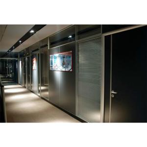 Quality Interior Acoustic Glass Partition Wall System For Conference Room Mounted Partition wholesale
