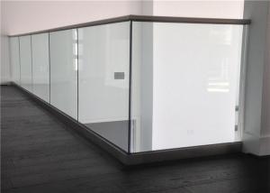 Quality Balcony Stainless Steel Glass Railing Post Aluminum U Channel 900-1200mm Height wholesale