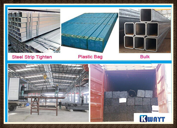 pre galvanized rectangular tube