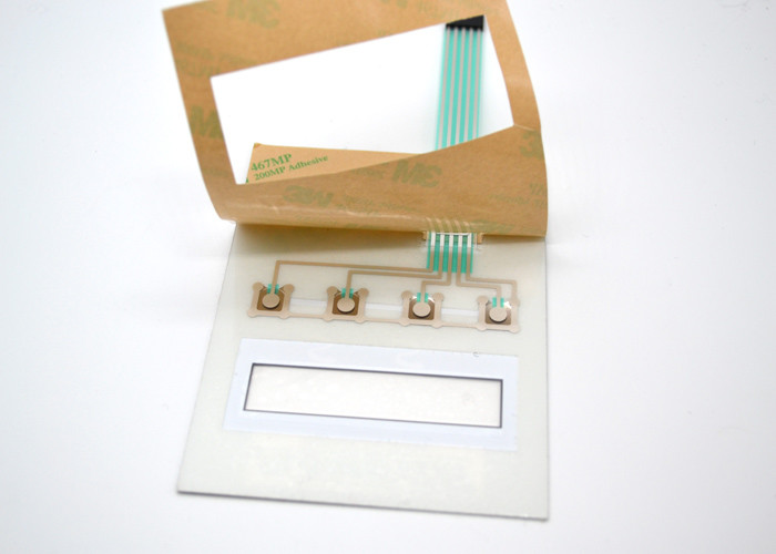 Wire Resistance Metal Dome Membrane Switch For Telecommunication Instruments