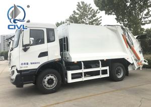 Quality New White 4x2 Garbage Compactor Truck City Cleaning Waste Management Garbage Truck 12 To 14 CBM wholesale