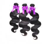 Double Weft 100% Virgin Human Hair Bundles Unprocessed Peruvian Body Wave Hair