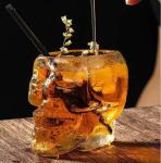 Whisky Brandy Vodka Brewed Wine Spirits Cup Skull Glass Bottle Special Shaped 50