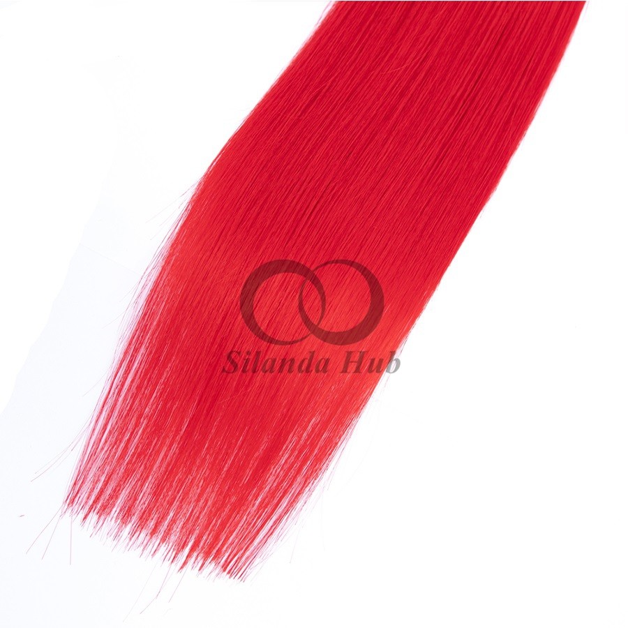 #T1B/Red Straight Remy Human Hair Bundles Sew In Weave Bundles Brazilian Bundle Deals