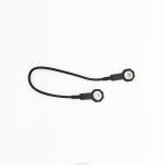 60cm Medical Cables ECG Cables 2 Lead 4.0mm Electrode Snaps To Electrode Snaps