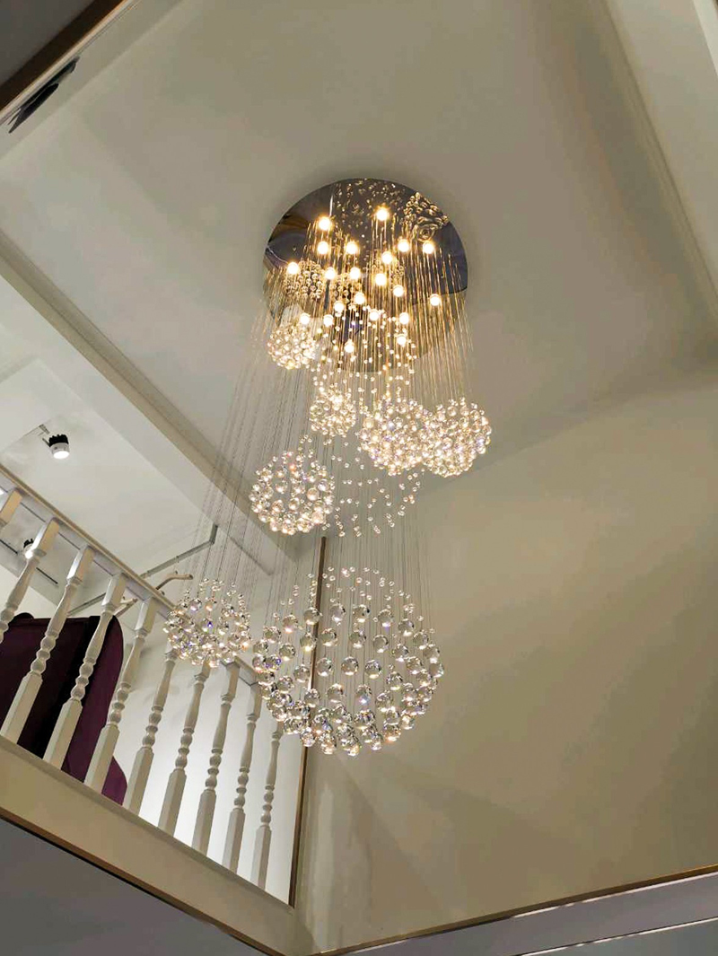 Modern Lustre Crystal Ball Design Chandelier Large Crystal Ball Chandelier(WH-NC-20)
