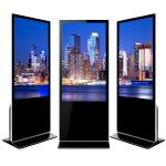 65 Inch Floor Standing Digital Signage Hotel Lobby Android Lcd Display Panel