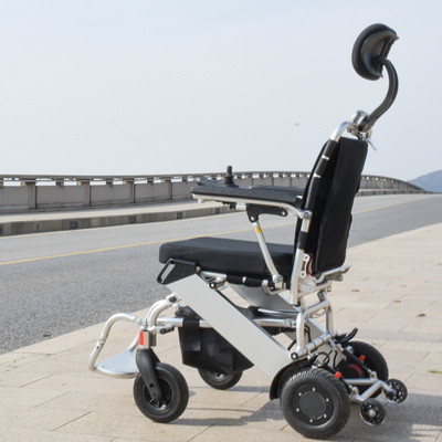300W Motor Folding Electric Wheelchair With Electromagnetic Braking System