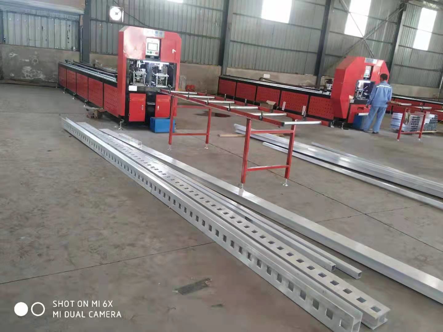 50Hz Frequency 50mm Punch Square Tube Hydraulic Punching Machine
