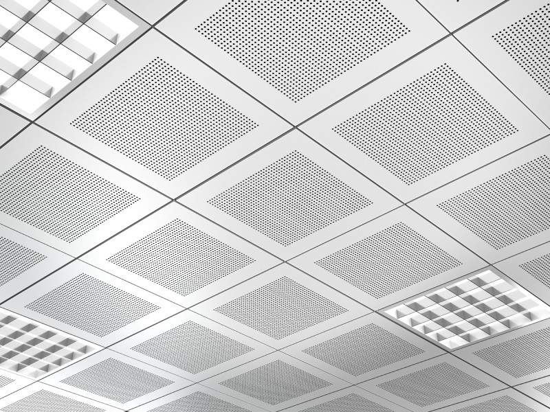 Galvanized Steel Office Ceiling Tiles