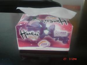 Quality Eco Friendly 3 Ply Tissues , Plastics Bag Soft Pack Facial Tissue Paper wholesale