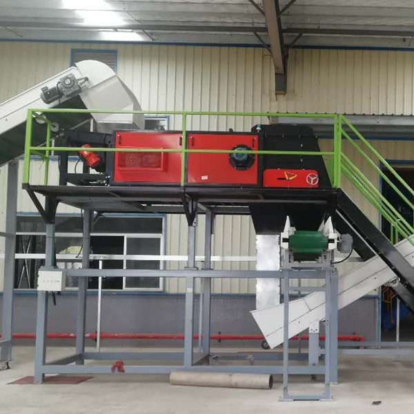 Streamlined PET Bottle Washing Line 490kw Industrial Plastic Recycling Machine 500 - 3000kg/H