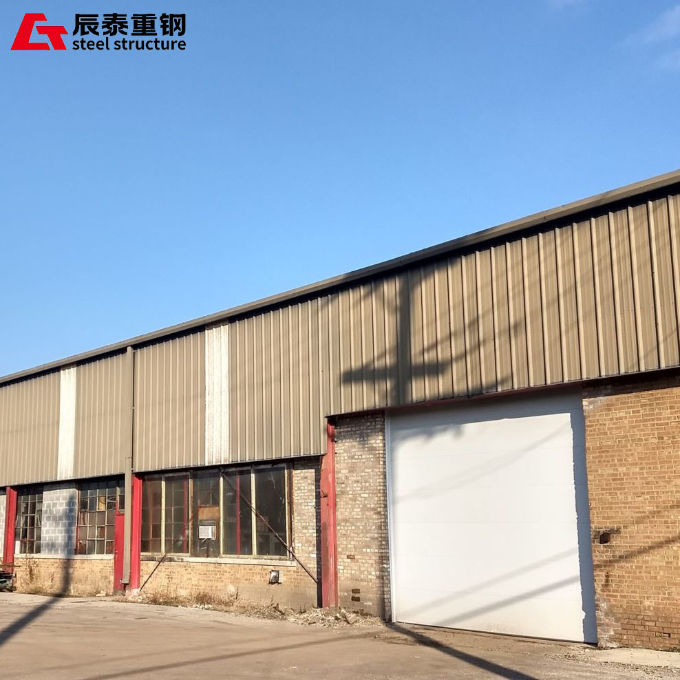 Superior Fire Protection Modern Steel Structure Workshop With Single Sheet Wall Cladding And Color Steel Sheet Roof