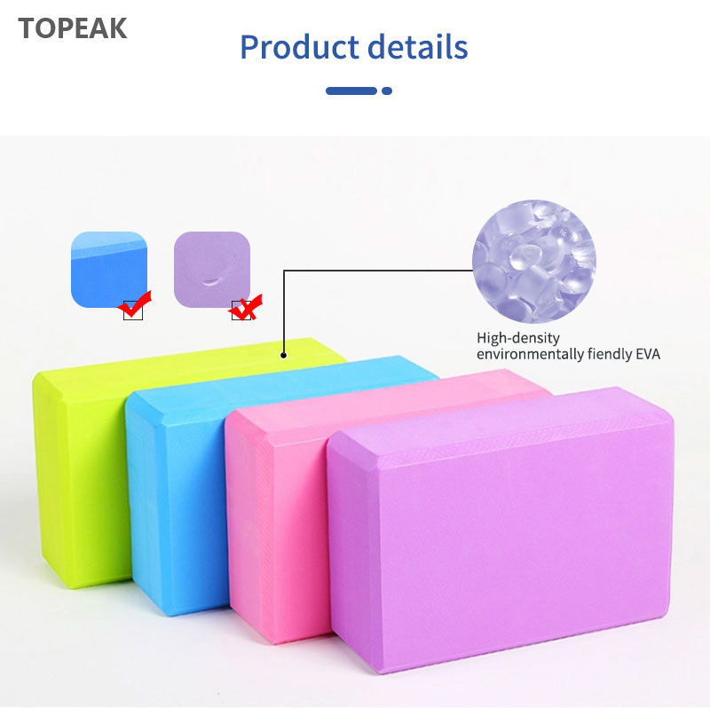 xxl Recycled High Density Eva Foam Yoga Block 10 Pack 3"X6"X9"