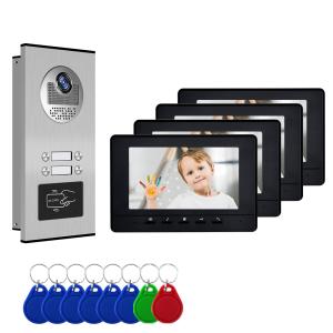 Quality Direct Button Apartment Video Doorbell RJ45 Gate Entry System Monitor Unlock wholesale