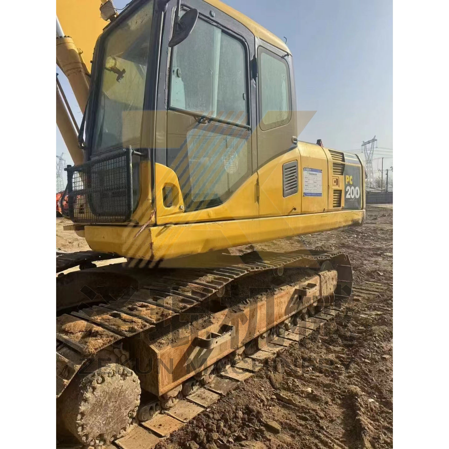 20Ton Komatsu PC110-7 PC200-7 PC200-8MO Excavator in Good Condition