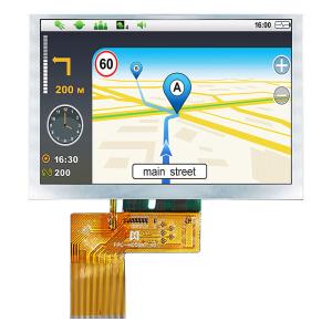 Quality 5.0 Inch 800x480 Display IPS Sunlight Readable Monitors TFT LCD Display Manufacturer wholesale