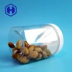 630ml Hexagonal Biscuit Plastic PET Jars Wide Mouth 87mm Diameter