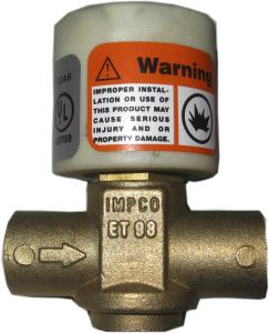 Quality 312psi ET98 50362 001 Electronic Gas Shut Off Valve wholesale