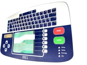 China Rim Embossing Keys Laser Momentary Tactile Tact Push Button Switch Panel Foil Inkjet Printing on sale
