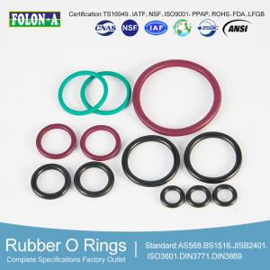 Quality Tensile Strength FKM O Rings UV Resistant Seals in Black/Green/Brown Excellent Chemical Resistance wholesale