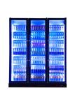 880 Liters R22 Black Beverage Display Fridge Under Back Bar Beer Cooler