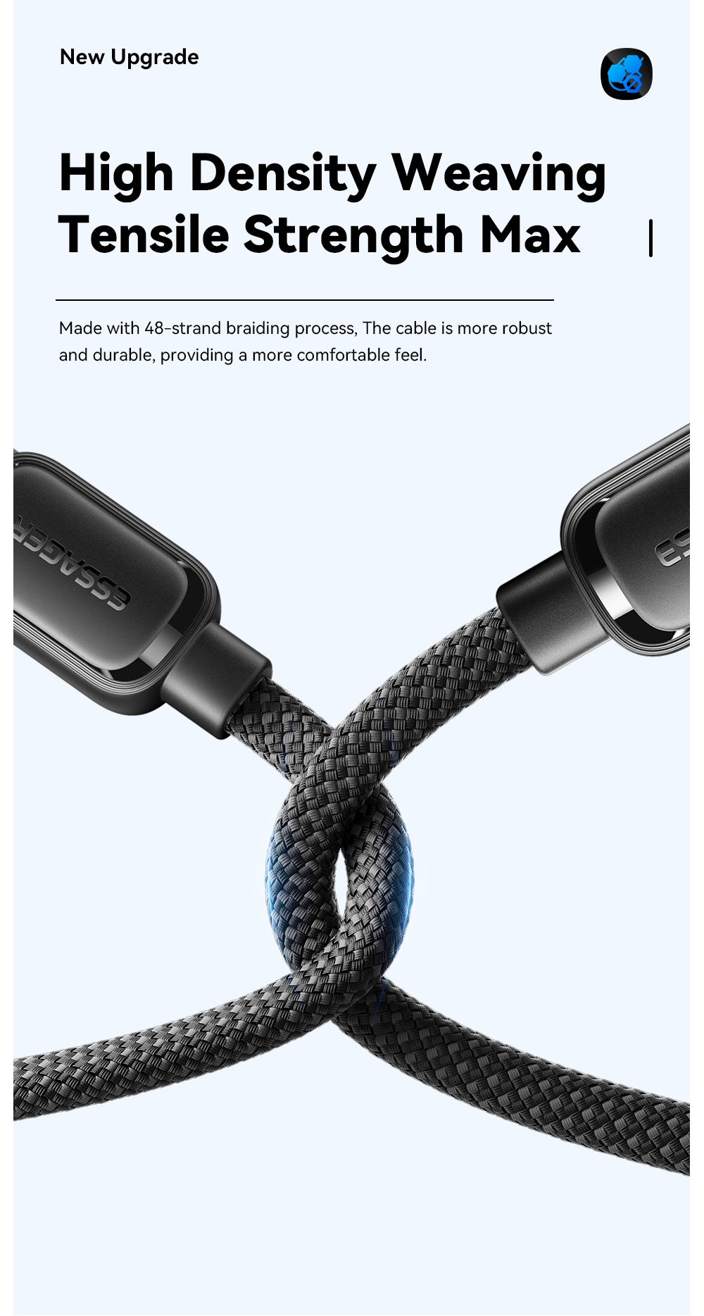 USB A To USB C Magnetic Cables Fast Charging 100W ES-X56 Series