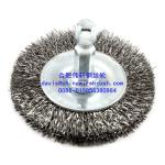 Steel Crimped Wire Shaft Wheel Brushes