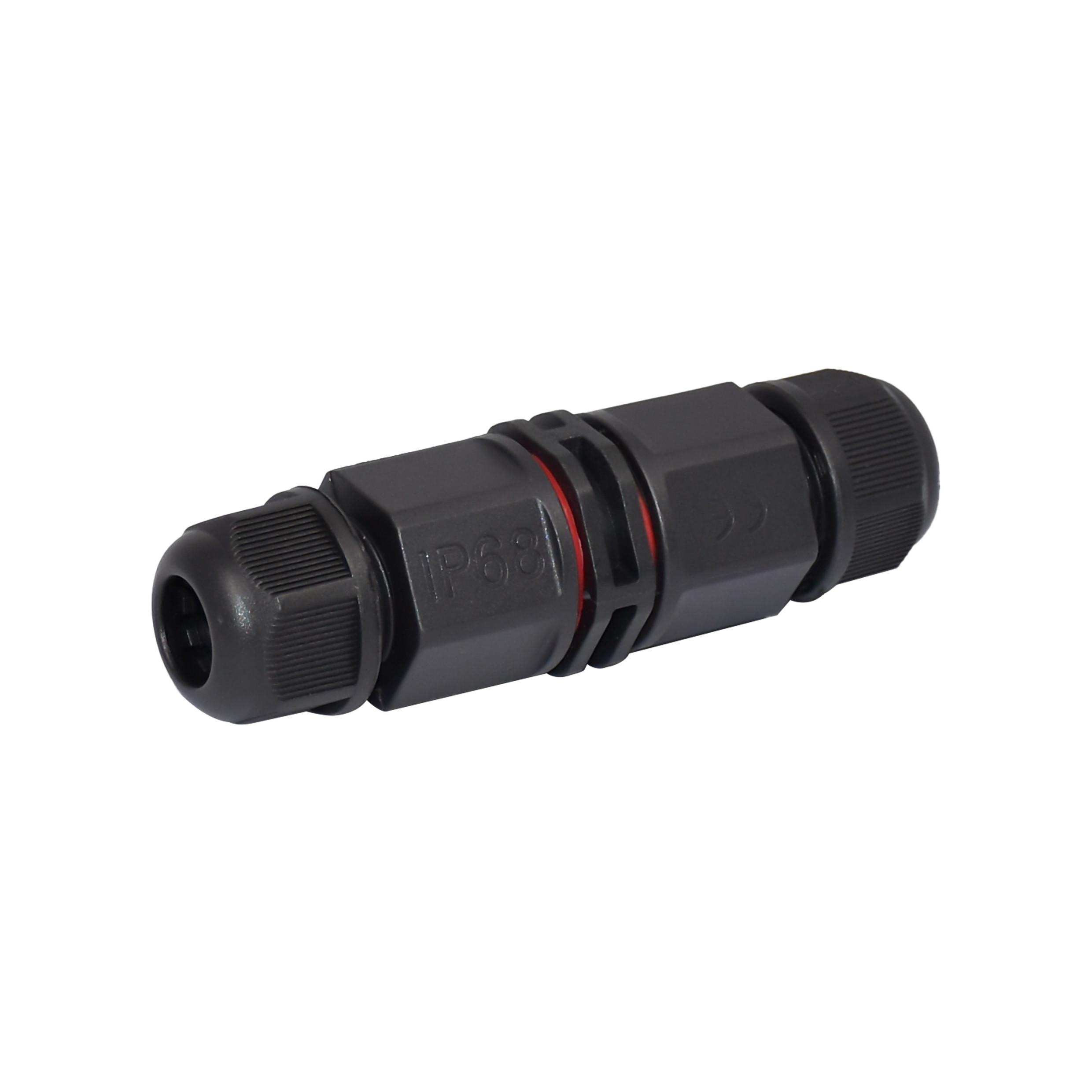 2 Pin LED Connector , Industrial L Straight Electrical Cable Connector