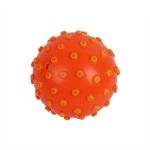 Eco-friendly pvc soft inflatable two color massage ball with dots