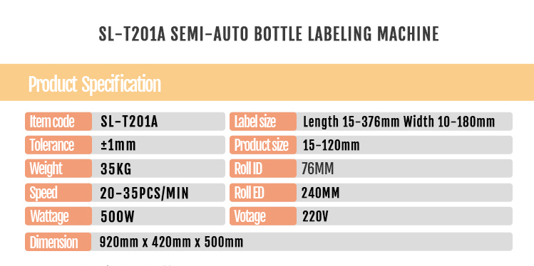 Condition Semi-Automatic Round Bottle Coding and Labeling Machine for Small Glass Bottles