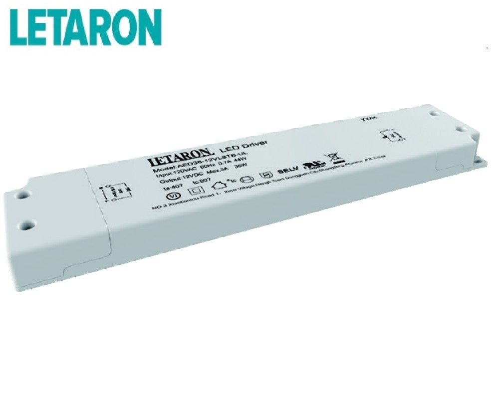 Letaron Constant Voltage LED Driver , Mirror Lamp 24V LED Driver