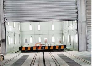 Quality Military Spray Booth With Base Transport Rail Heavy Machine Painting Booth Line wholesale