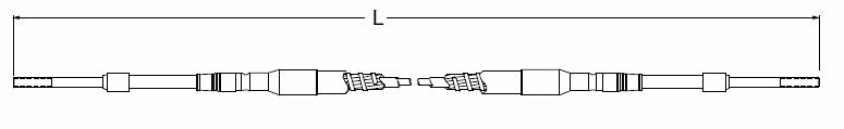 High Temperature Resistant Mechanical Control Cable Clutch Cables for FAW/Yutong Buses