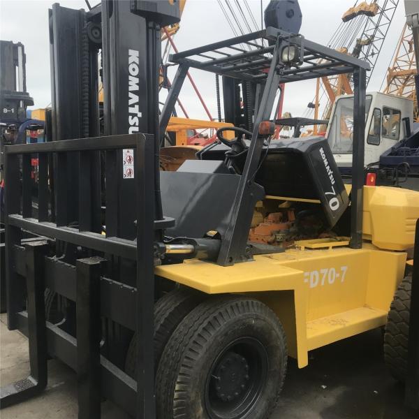 Used Orignal Japan Manufactured Komatsu Fd70 Forklift Truck in Good Condition
