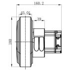Servo Motor AGV Steering Wheel Assembly Drive 48V IP65 Rating