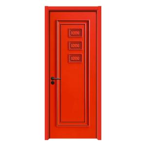 Quality Eco-Friendly Painting WPC Door With Wood Powder And Biodegradable Polymers wholesale