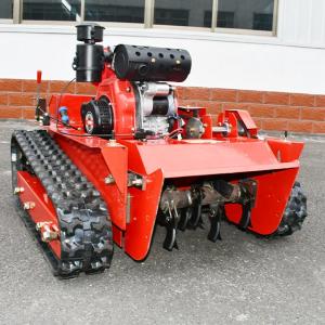 China Diesel Oil / Gasoline Remote Control Robot Lawn Mower   For Agriculture on sale