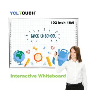 Quality 102 Inch Smart Electronic Blackboard Interactive Whiteboard For Meeting Teaching wholesale