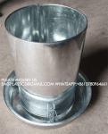 Chicken Feeder Galvanized Chicken Feeder POULTRY FARM Poultry Husbandry Steel