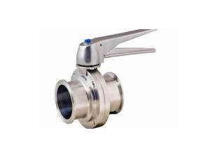 Quality High Performance 2 Inch Butterfly Valve Sanitary Grade With Forged Material Disk wholesale