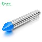 Green 63% Sn 37% Pb Soldering Wire Material With Silver Flux Cored